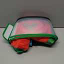 Upgraded Inflatable Dog Cone Collar with Transparent Anti-Licking Shield, Adjustable Elizabethan Collar for Medium Large Dogs, 2-in-1 Design with Detachable Shield and Soft Padding (L, Watermelon)