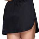 Vanity Fair Women's Daywear Solutions Half Slip 11711 (Black, L)