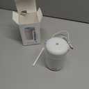 Portable Mini Humidifier, Colorful, Cool Mist, USB Powered. Perfect for Bedroom, Office & Car (300ml, White)