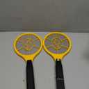 2 Pack Electric Fly Swatter, Handheld Bug Zapper Racket for Outdoor & Indoor, Mosquito Zapper Racket Battery Powered Tennis Mosquito Rackets for Insect