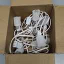 Aomitop Christmas Village Lights with 10 Led Light Bulb, Snow Village Lights C7 with Clips for Christmas Halloween Cabin, for Houses Craft Decoration,Warm White