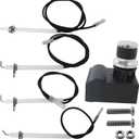 2026 New Grill Igniter Kit for Blackstone 36'' Griddle, 4 Outlet Button Electronic Igniter Replacement for Blackstone Griddle Knobs Parts