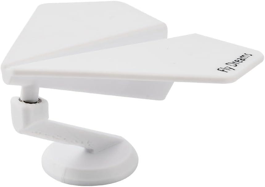 JSCARLIFE Funny Airplane Car Ornament - Dashboard Decor for Car Interior, Room & Desktop - Unique Decorative Gift for Car Lovers (White)