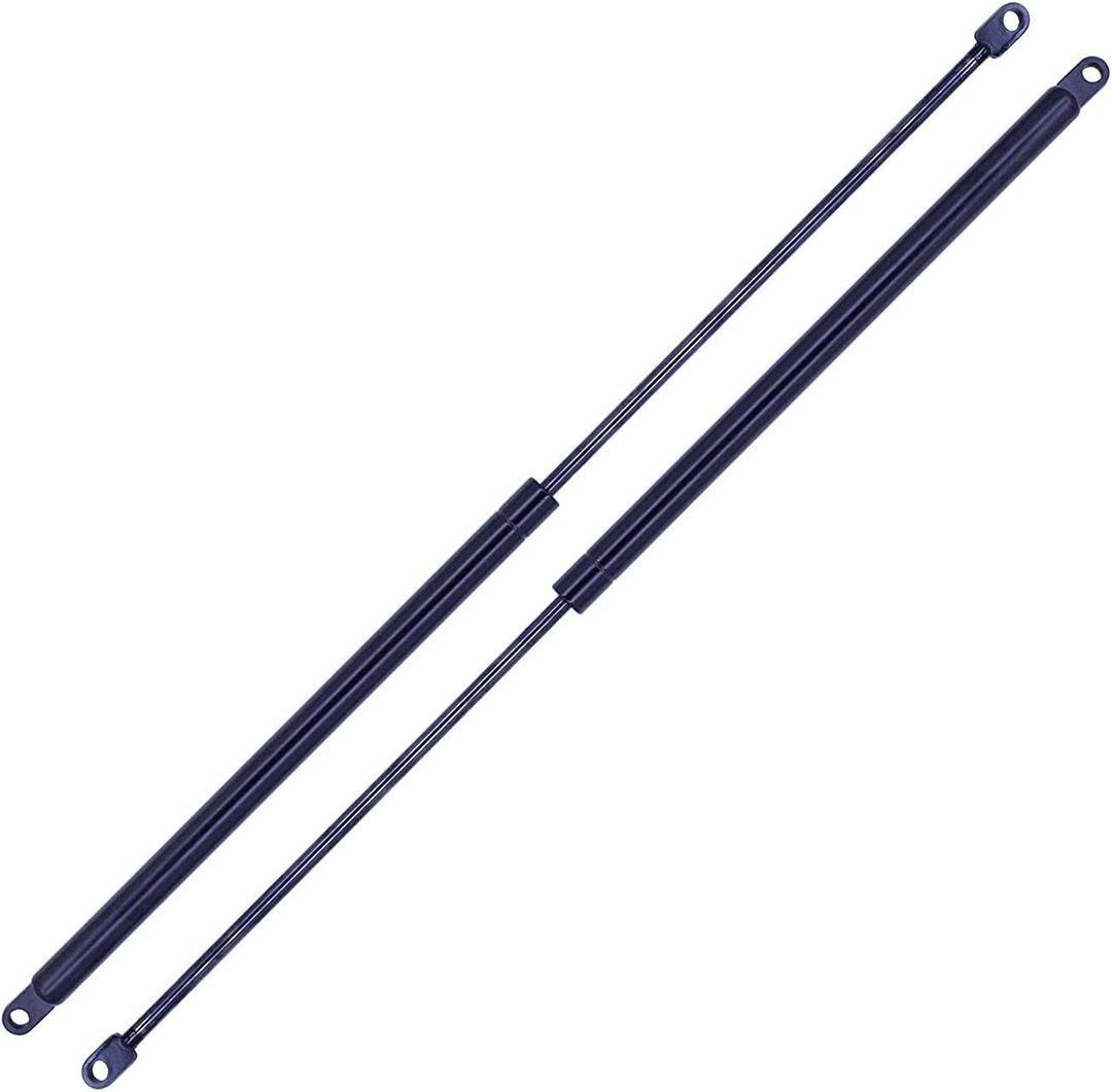 Tuff Support 2 Pieces (Set) Liftgate Lift Supports Compatible with: 1984 to 1990 Plymouth Voyager Mini Van, Dodge Caravan Mini Van, 1990 Chrysler Town & Country
