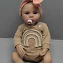 WOOROY Realistic Reborn Baby Dolls - 18 Inch Lifelike Newborn Baby Girl, Real Life Baby Dolls with Soft Weighted Body, Real Baby Reborn Gift Set for Kids Age 3