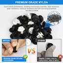 120PCS Car Clips & Plastic Rivets - 6 Popular Sizes, Fits Bumpers, Fenders & Most Car Models, Ideal for Body Fixing & Replacement