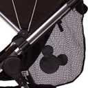 J.L. Childress Disney Baby Side Sling Stroller Cargo Net - Stroller Organizer Attachment for Storage, Mesh Bag for Baby Accessories, Universal Fit - Mickey, Black (One Size)