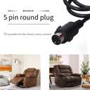 Universal Remote Control for Power Recliner Lift Chairs, 2 Button, 5 Pin Hand Control