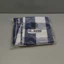 CARRIE HOME Navy Blue Outdoor Buffalo Plaid 20x20 Throw Pillow Covers Set of 4, Checkered Blue and White Decorative Pillow Covers 20 x 20, Farmhouse Decor Throw Pillows for Porch and Patio