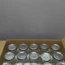 PINIWON Mason Jars 16 oz with Airtight Lids and Bands, 15 Pack Regular Mouth Canning Jars, Clear Glass Pint Jars for Canning, Pickling, Food Storage, DIY Projects, 24 Labels, Brush & String Included