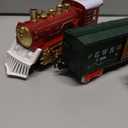 Electric Train Set for Kids Ages 3-8, Train Toys for Boys with Smokes, Lights and Sound, 4 Cars and 10 Tracks for Year Round Play Birthday Gifts Easter Gifts for Toddler 3 4 5 6 7 8 Years