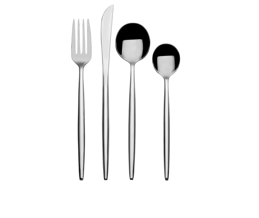 Towle Living Shea Forged Stainless Steel 16 Piece Flatware Set, Service For 4, Stainless Steel