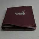 Photo Album Self Adhesive Pages, Huge Magnetic Self-Stick Picture Album with Leather Vintage Inspired Cover, Hand Made DIY Albums Holds 3X5, 4X6, 5X7, 6X8, 8X10, 10X12 Photos (Brown 80 Pages)