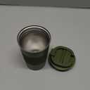 Insulated Coffee Tumblers with Flip Lid 12oz / 17oz, Stainless Steel Travel Coffee Mug Leak Proof, Vacuum Insulated Coffee Mug Reusable Cup, Keeps Cold and Hot for Coffee Tea (Army Green)