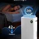 4500 Sq.Ft Dehumidifier with Drain Hose Max 80 Pint, Automatic Defrosting, Intelligent Humidity Control with 24HR Timer, Smart Quiet Dehumidifier, for Basement, Bathroom, Bedroom, Home, White