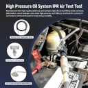 High Pressure Oil System IPR Air Test Tool Special Kit Compatible with Ford 6.0L & 7.3L Powerstroke Diesel Engines, Heavy-Duty Air Test Fitting for HPOP Leak Diagnosis