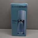 SodaStream Terra Sparkling Water Maker (Misty Blue) with CO2, DWS Bottle and Bubly Drop (Starter Kit)