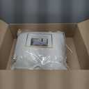 Simple&Opulence 100% Egyptian Cotton Duvet Cover Set 400 Thread Count Embroidery Design Long Staple Pure Soft Sateen Weave Bedding Set - White, Queen Size