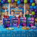 JOYGATHER 24 Pcs Gamer Party Favors Bags with Handles, Video Game Goodie Bags, Gift Bags, Candy Bags with 2 Different Types, Gaming Kraft Paper Bags for Birthday Party Supplies Baby Shower Decorations