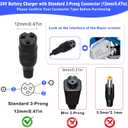 24V Electric Scooter Razor Charger for Razor MX350 Dirt Bike MX400 Dirt Rocket PR200, E100 E200 E300 E500 Quad Pocket Mod Sports Mod Motorcycle 24V 2000mA Charger