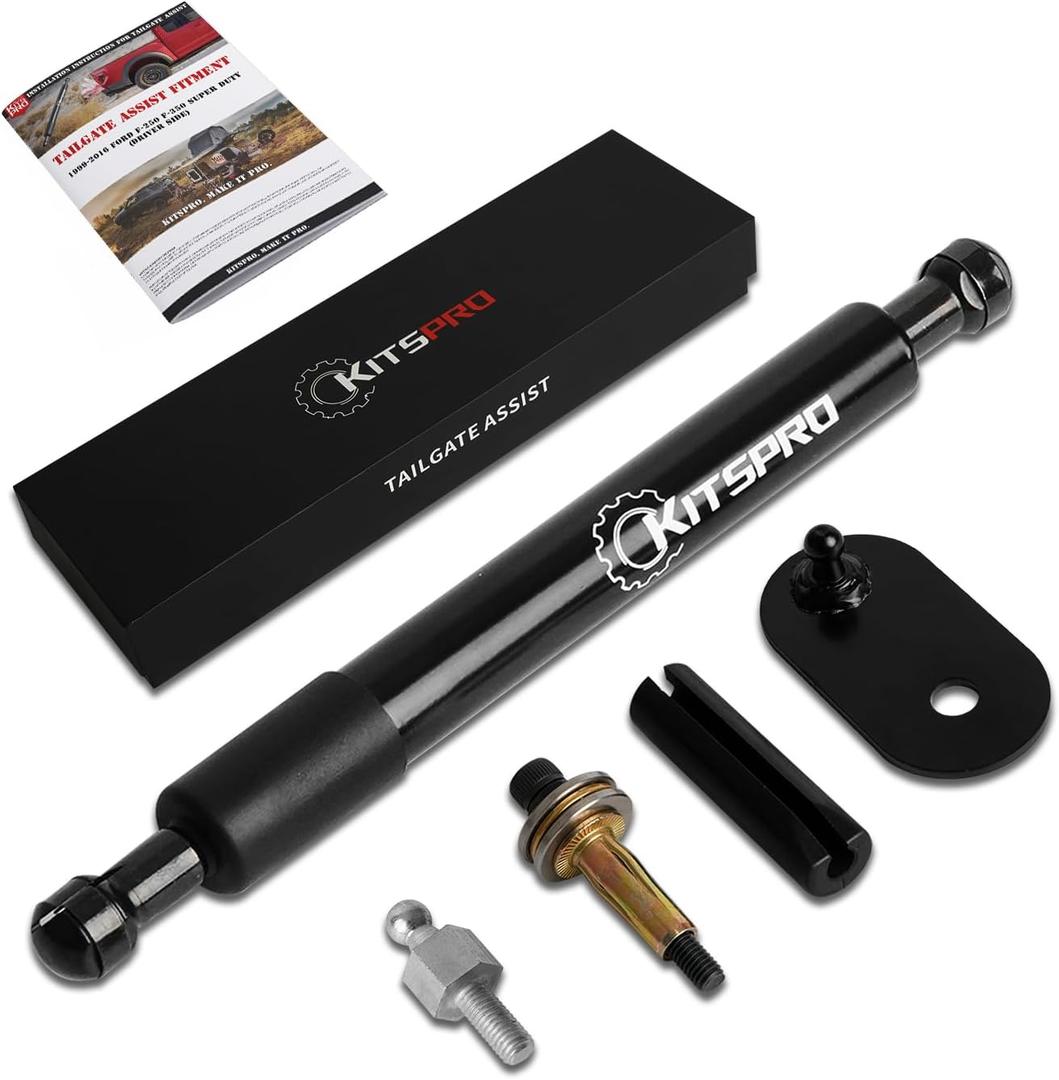 KitsPro Truck Tailgate Assist Shock for Ford F-250 F-350 Super Duty 1999-2016 Truck Accessories Tailgate Damping Strut, Pack of 1 (Classic)