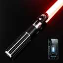 XRGB V3 Smooth Swing Light Saber, Upgrade Motion Control Light Sabers,16 Sound Fonts with Infinite Color Changing, Light Saber for Adults,Metal Hilt Rechargeable DV5, 92cm/36in