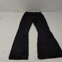 Sunzel Flare Leggings, Crossover Yoga Pants with Tummy Control, High-Waisted and Wide Leg (Medium, Black)