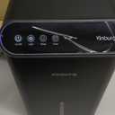 Dehumidifiers for Home (85 OZ Water Tank, 800 sq.ft) Quiet Small Dehumidifier for Basement Bedroom Bathroom with Drain Hose, 3 Gear Timer, Sleep Mode, Auto Shut Off, 7 Color Ambient Light