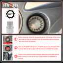 21PCS Wheel Locking Nut Key Kit Compatible with BMW, Wheel Lock Nut Socket Adapter Set, Anti-Theft Lug Nut Removal Tool, Anti-Theft Screw Remover