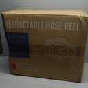 Giraffe Tools Retractable Garden Hose Reel 1/2 Inch x 155 with 5 ft Leader Hose, Heavy Duty, Any Length Lock, Slow Return System, Wall Mounted and 180 Deg Swivel Bracket