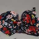 Aqua Eve Women Underwire Bikini Top - Push Up Swimsuit Top Bra Padded Bathing Suit 2025 Twist Front Swimwear Black Flower M