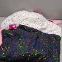 Happy Nappers Pillow & Sleepy Sack- Comfy, Cozy, Compact, Super Soft, Warm, All Season, Sleeping Bag with Pillow- Medium 54 x 20, Shimmer Unicorn