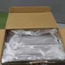 6 Pack Large Clear Plastic Drawer Organizer Trays, Acrylic Kitchen Drawer Organization and Storage Dividers, Non-Slip Storage Bins for Makeup, Kitchen Utensils, Bathroom, Jewelries and Office Desk