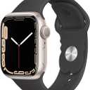 Compatible with Apple Watch Bands for Women, Size: 38mm/40mm/41mm/42mm(series 11 10)Men, Silicone Sport Strap Waterproof Wristband for iWatch
