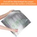 3 x Cat Scratching Mat, Trimmable DIY Self-Adhesive Anti Scratch Furniture Protector, Climbing Wall Carpet, Couch Protector, Scratcher Scratching Pad Post Replacement (Light Grey, 118.1"x15.8")