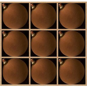 DN DECONATION Christmas Ball Ornaments Set of 9 – Brown Velvet Shatterproof Christmas Tree Ornaments with Ribbon, 3.14” Rustic Vintage Plastic Balls for Xmas Tree Decor, Holiday Decorations