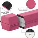 FBSPORT 8ft Balance Beam: Folding Floor Gymnastics Equipment for Kids Adults,Non Slip Rubber Base, Gymnastics Beam for Training, Practice, Physical Therapy and Professional Home Training