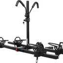 Ebike Racks for Tow Hitch with Lock, 2 Bike Rack for Car Truck SUV RV Trailer, Hitch Bike Rack for Fat Tire, Mountain Bikes, Electric Bikes, EMTB and Standard Bicycles - 200 lbs Capacity