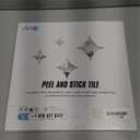 Art3d 10-Sheet Peel and Stick Backsplash Tile for Kitchen - 12”×12” Stick on Wall Tile for Kitchen Bathroom Countertop Living Room, Beige & White