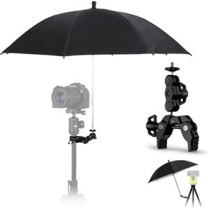 25.6" Camera Tripod Umbrella with Super Clamp for Mirrorless Camera Xbotgo