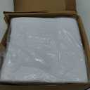 Amazon Basics 4 Piece Bed Sheet Set, 100% Cotton Jersey, Includes Super Soft, Flat and Fitted Sheets, Pillowcase, King, White, Solid