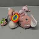 Koty Newborn Car Seat Toys, Stroller Toys for Babyies 0-6 Months,Infant Activity Spiral Plush Toys Hanging - Carseat Stroller Crib with Musical Rattle Toy for Boys Girls 0 3 6 9 Months (Pink Elephant)