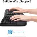 Kensington Pro Fit Ergonomic Wireless Keyboard and Mouse - Black (K75406US)