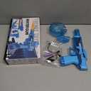 Automatic Electric Water Gun for Adults and Kids, Blue with LED Lights
