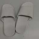 Happy Lily Shower Shoes, Women & Mens Shower Slippers, Slides Sandals Pool Slides House Slippers Non-Slip Indoor Bathroom Shoes Beach Sandals (8.5-9.5 Women/7.5-8.5 Men, Grey)