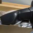 Door Mirror Left Driver Side Replacement For Ram 1500 2014-2018 Ram 2500 2013-2018, Replace 68462819AA, Black 6PINS