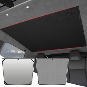 Xipoo Roof Sunshade Compatible with 2023 2024 2025 Tesla Cybertruck Sunshade Interior Sun Protection Replacement for 2023-2025 Tesla Cybertruck Accessories