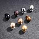 LIMUR 10 Pack 1 Inch Brushed Gold Cabinet Knobs - Solid Zinc Alloy Kitchen Cabinet Hardware for Cupboard Drawer Knobs Wardrobe & Dresser Knob