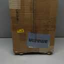 Adjustable Volleyball Rebounder Net 7x4 FT, Steel Frame & High-Tension PE Netting, Durable & Portable Volleyball Training Equipment Practice for Improving Volleying, Bumping, Spiking Skills (black)