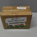 ZeeDix 50pcs 50mm Peat Pellets, Compressed Seed Starter Soil Peat Plugs Peat Pods Seed Starter Potting Soil Peat Moss Pellets Seed Pods for Planting Flowers Herbs and Vegetables